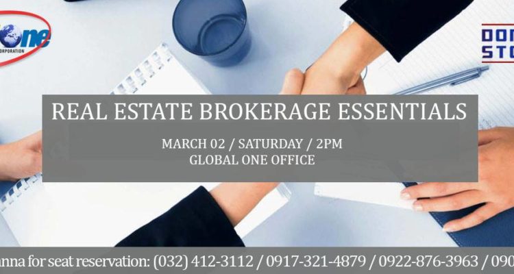 globalonerealty-real-estate-brokerage-essentials-selling-property-private-training-workshop-cebu